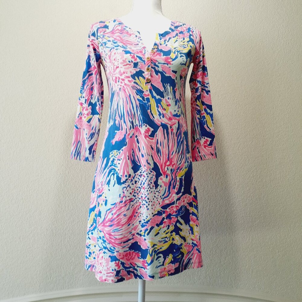 Lilly Pulitzer Slit Neck Dress